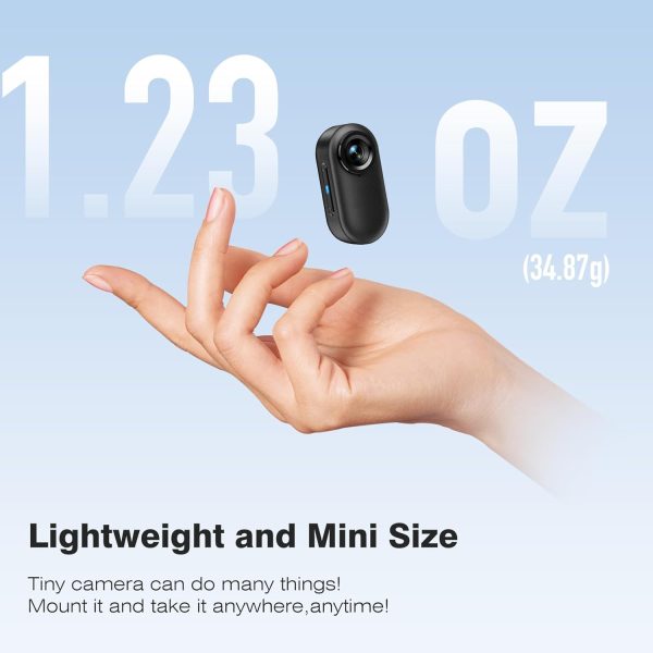 1080P FHD Mini Body Camera: 128GB Sports Action Body Cam, Thumb Size Hands-Free Wearable Pocket Camera, Portable Bodycam Camcorder for Work, Travel, Fishing, Pet Walking, Outdoor Adventures